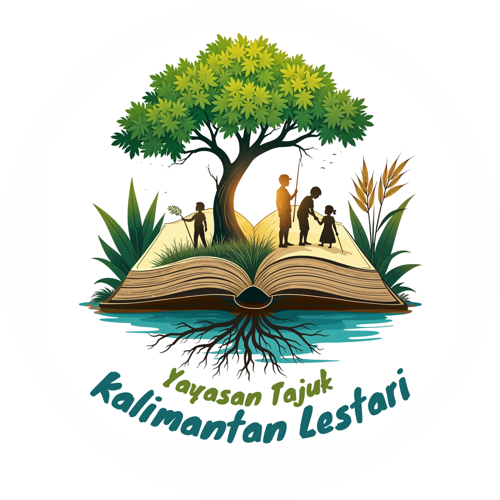Logo Resmi Situs Web Yayasan Tajuk Kalimantan Lestari